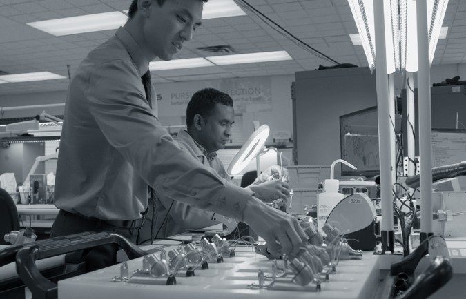 Gastops employees on the manufacturing floor